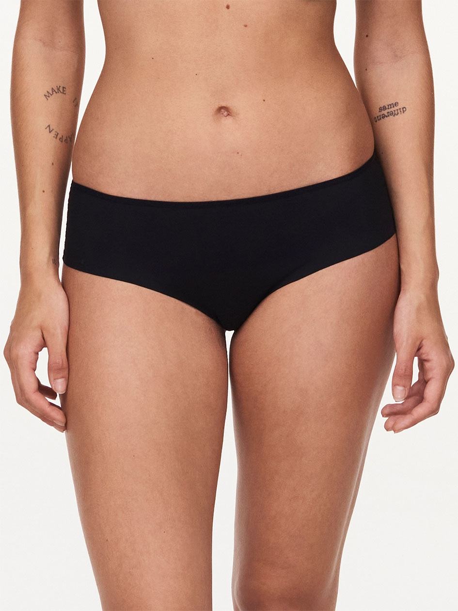 Black Women Chantelle Pila Hipster Panty | OWE7241SD