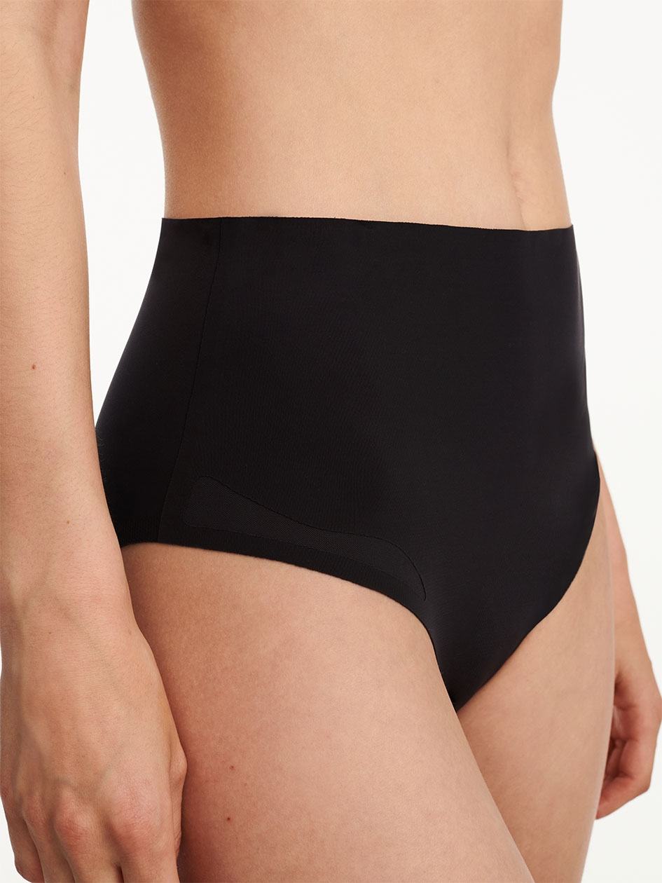 Black Women Chantelle Pure Light High Waist Briefs | ZAP237IR