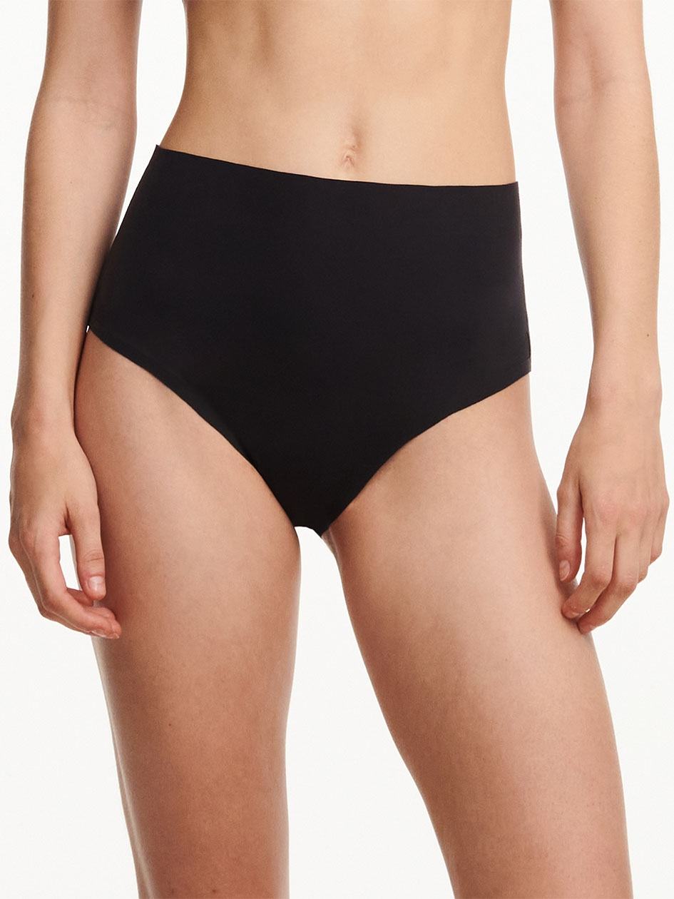 Black Women Chantelle Pure Light High Waist Briefs | ZAP237IR