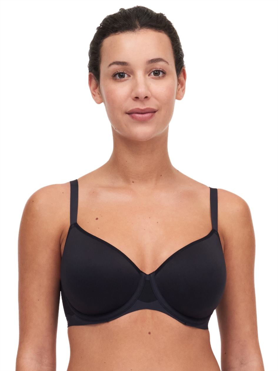 Black Women Chantelle Pure Light Spacer Bras | BQU8023FM