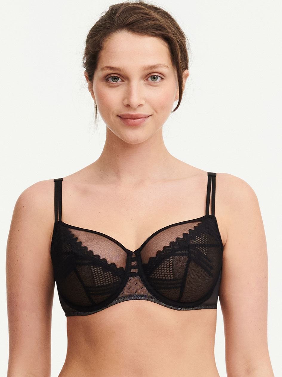 Black Women Chantelle Rodeo Underwire Bras | ZZG220CW