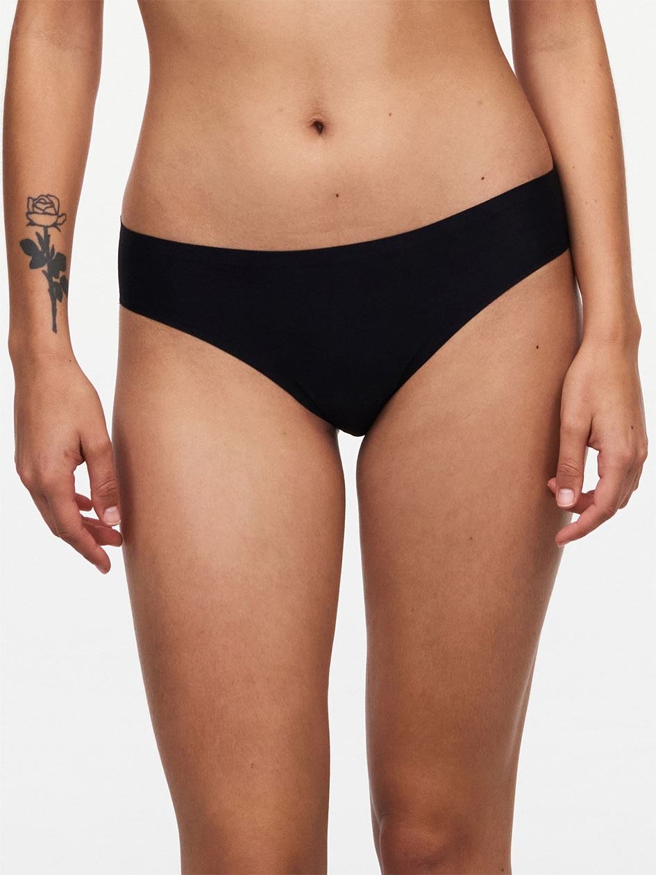 Black Women Chantelle SoftStretch Bikini Panty | RRZ3241FY