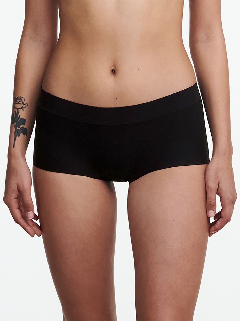 Black Women Chantelle SoftStretch Boyshort Briefs | UST6155WO