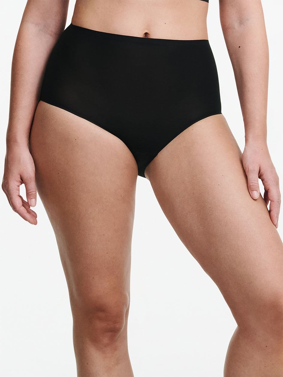 Black Women Chantelle SoftStretch Briefs | OBD676YK