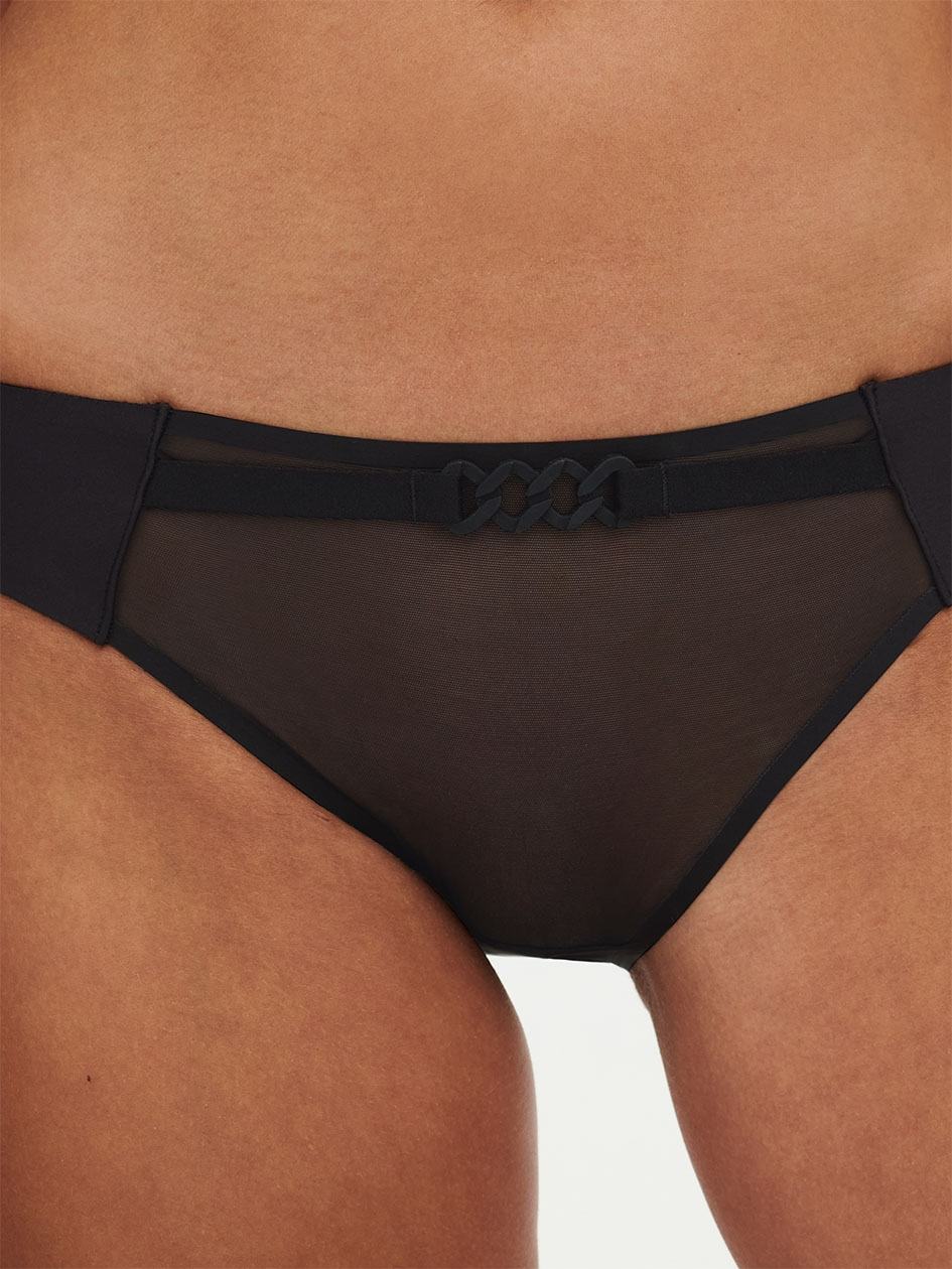 Black Women Chantelle Xplicit Bikini Panty | DMN2385QX