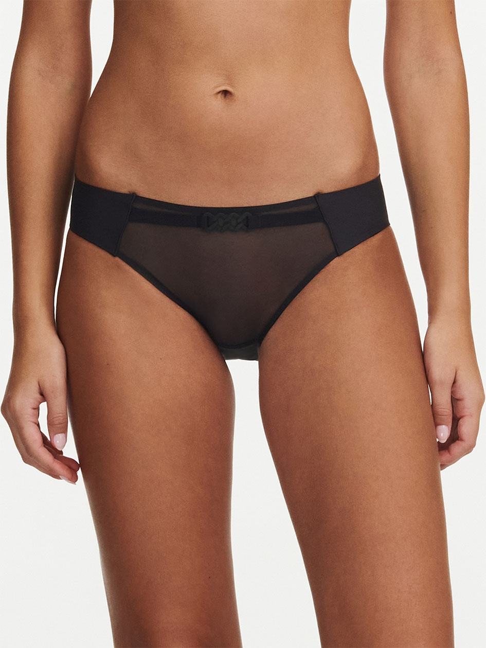 Black Women Chantelle Xplicit Bikini Panty | DMN2385QX