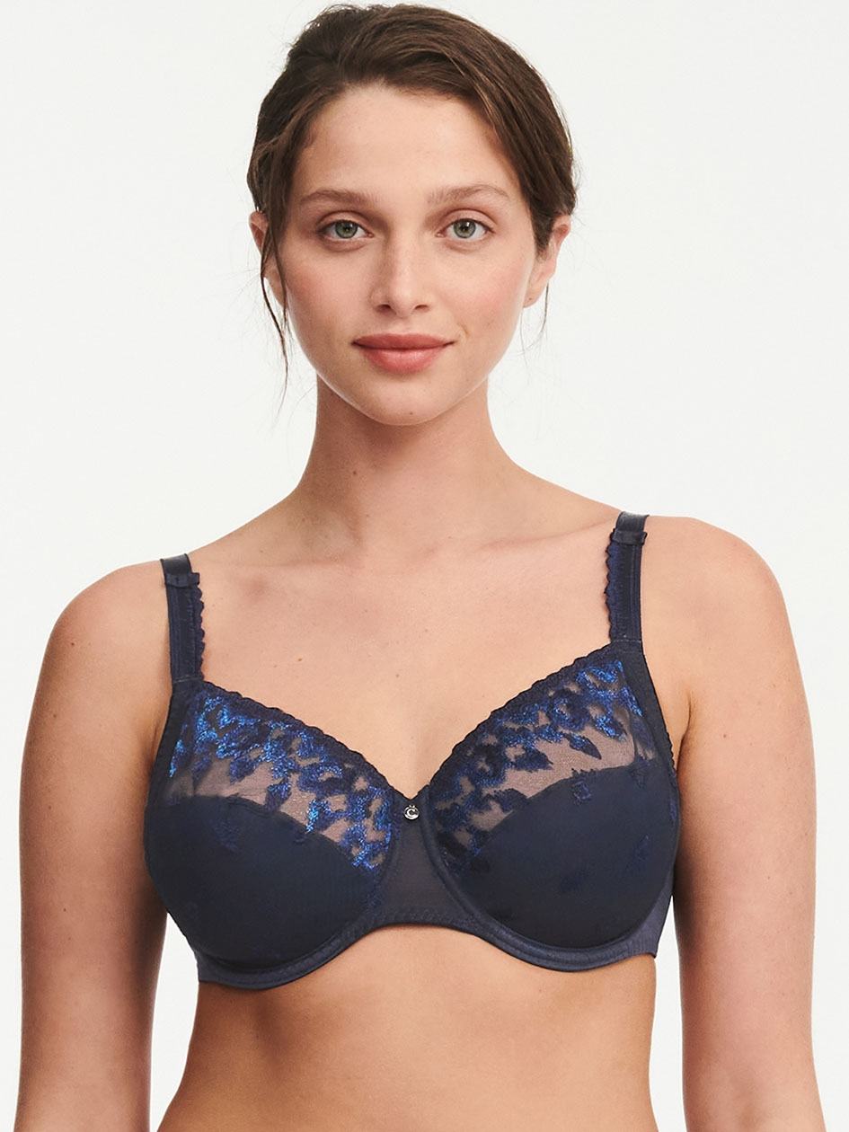 Blue Women Chantelle Bold Curve Full Coverage Unlined Bra | JZM4037XG