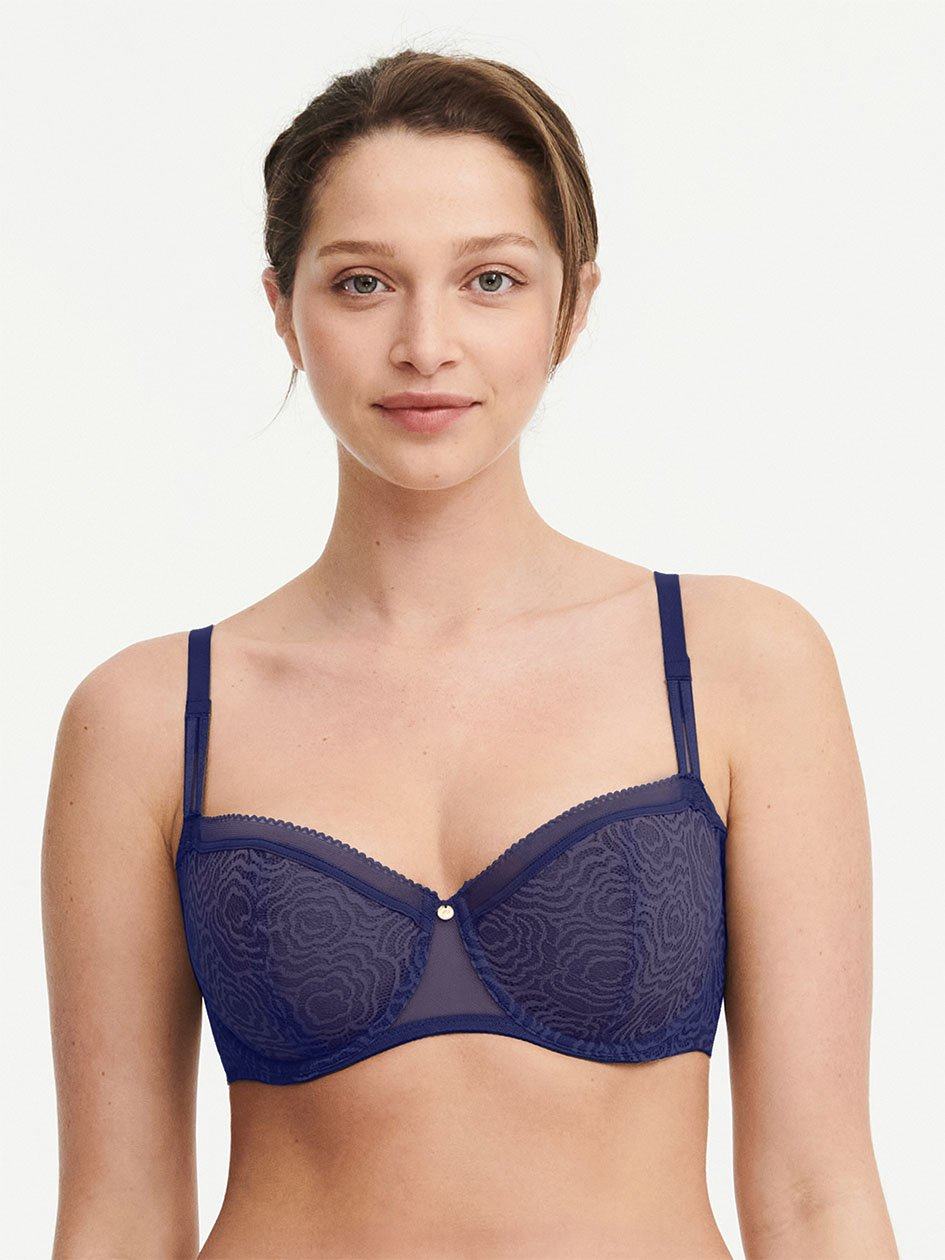 Blue Women Chantelle C Jolie Demi Bras | ULX4862WU