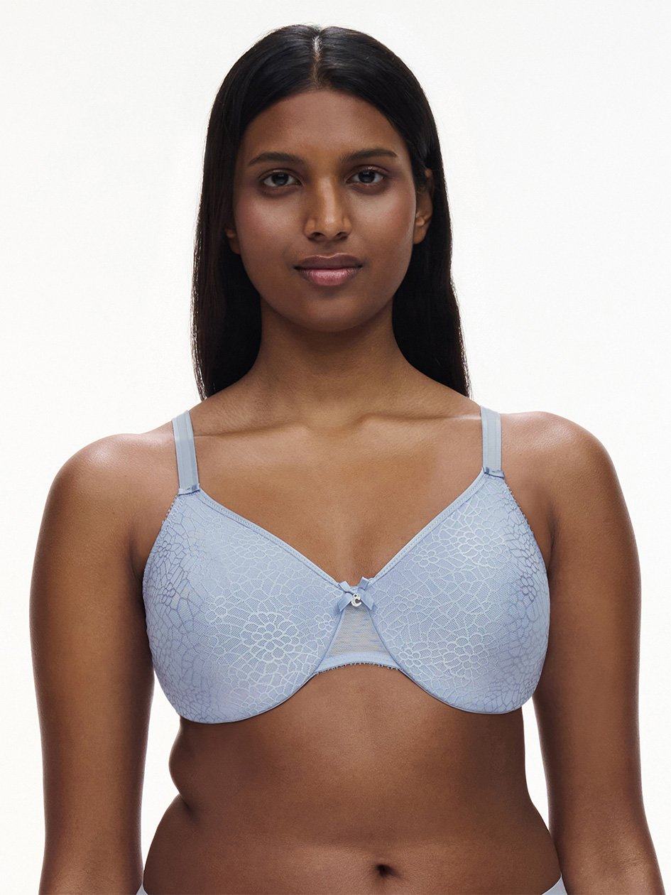 Blue Women Chantelle C Magnifique Seamless Minimizer Unlined Bra | DQP1877OA