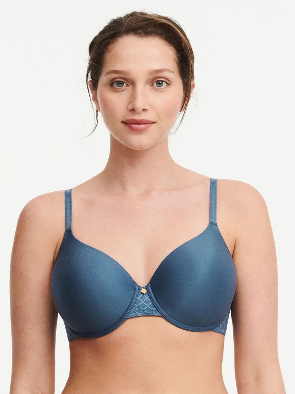 Blue Women Chantelle Norah Chic Comfort Flex T-Shirt Bra | CPF657YD