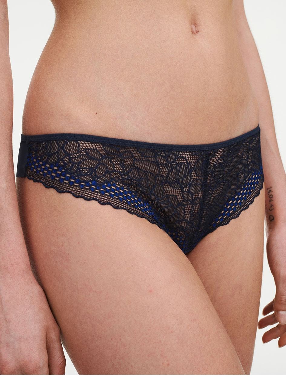 Blue Women Chantelle Pila Thong Panty | KQD8481DQ