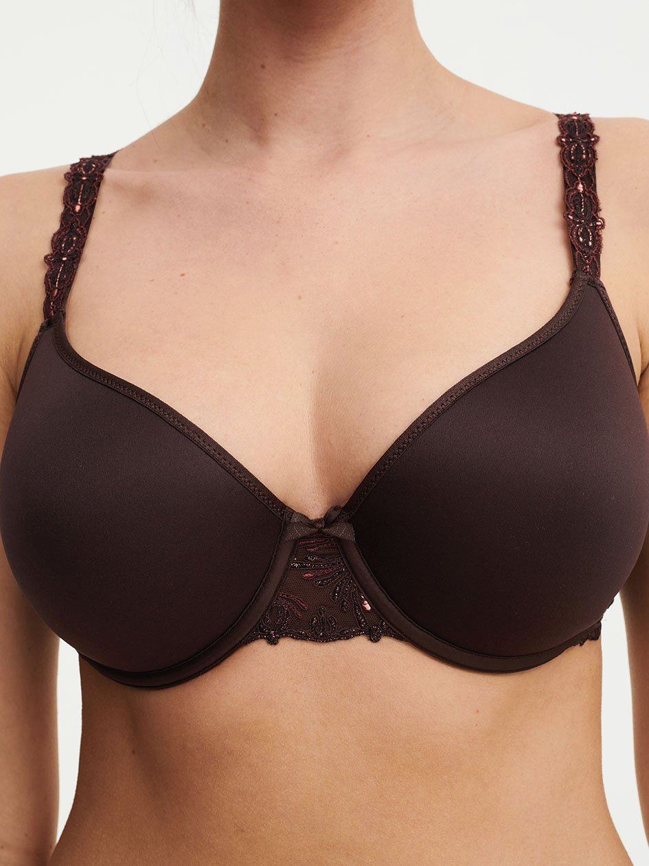 Brown Women Chantelle Champs Elysees Smooth Custom Fit Bras | FOZ271NV