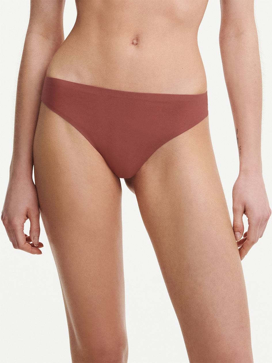 Brown Women Chantelle SoftStretch Thong Panty | QGJ211TU