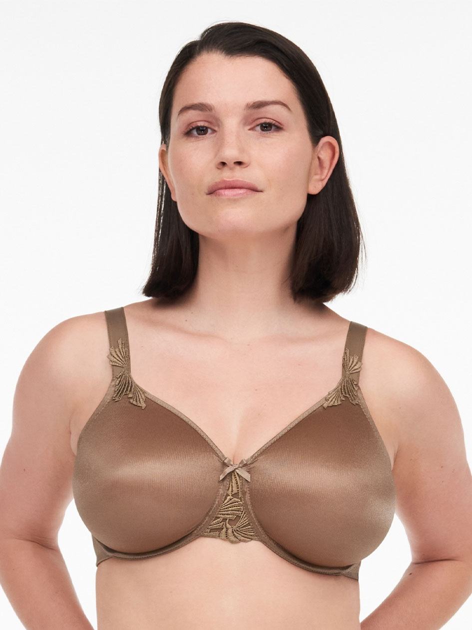 Chocolate Women Chantelle Hedona Seamless Minimizer Unlined Bra | SYH2337PQ