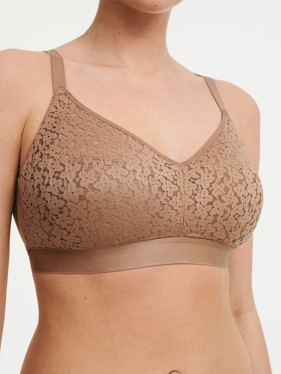 Coffee Women Chantelle Norah Comfort Supportive Wirefree Bras | CGQ898JP