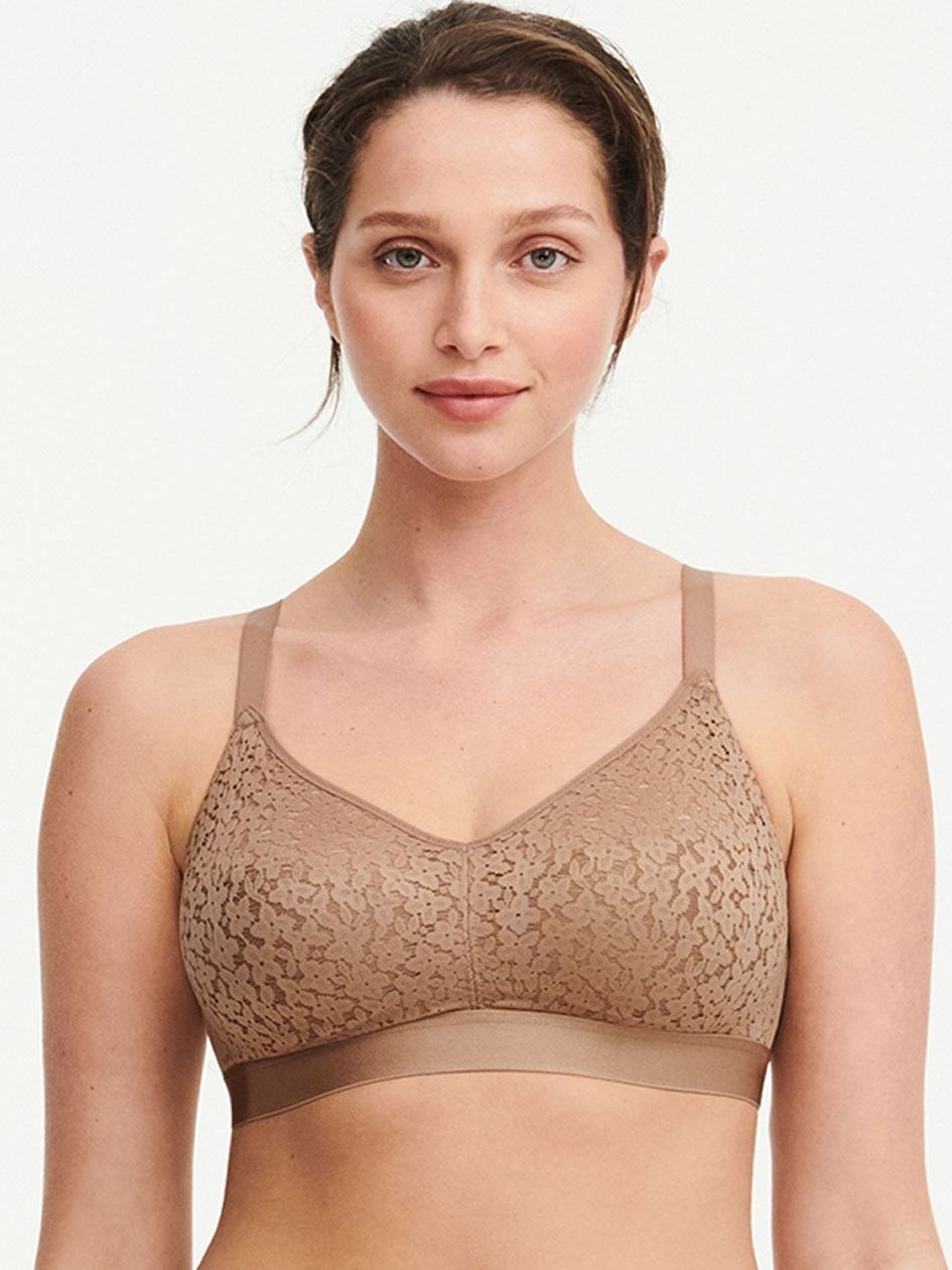 Coffee Women Chantelle Norah Comfort Supportive Wirefree Bras | CGQ898JP