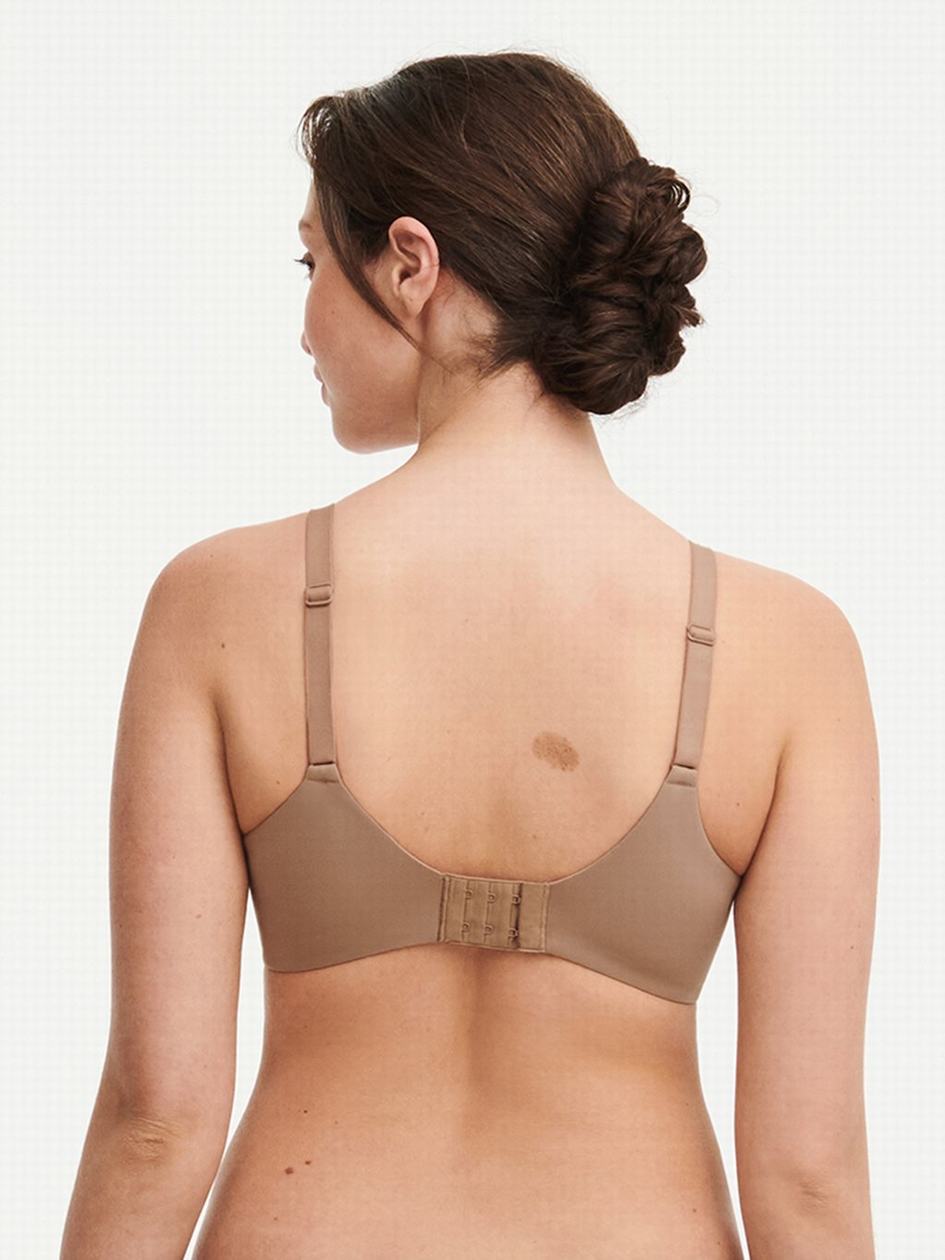 Coffee Women Chantelle Norah Comfort Underwire Bras | NJP3398XK