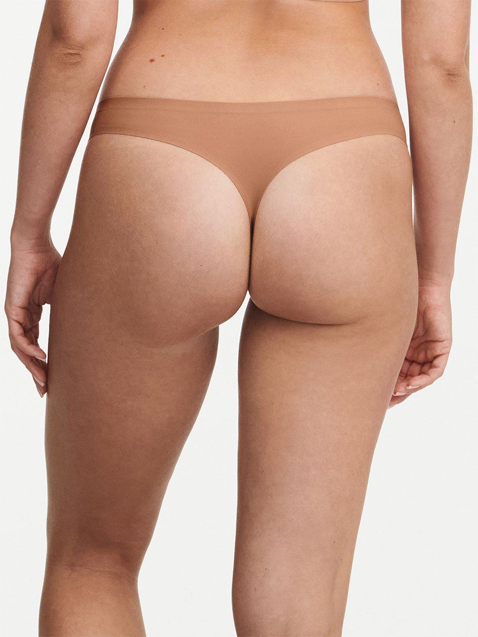 Coffee Women Chantelle SoftStretch Thong Panty | HQR10064RJ