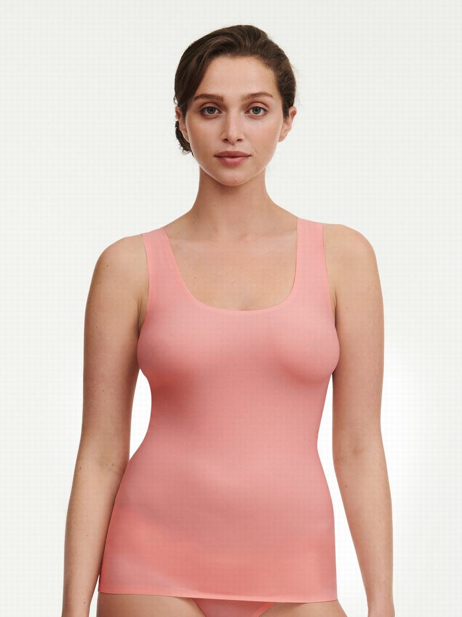 Coral Women Chantelle SoftStretch Smooth Tank Top | IPK1444WA