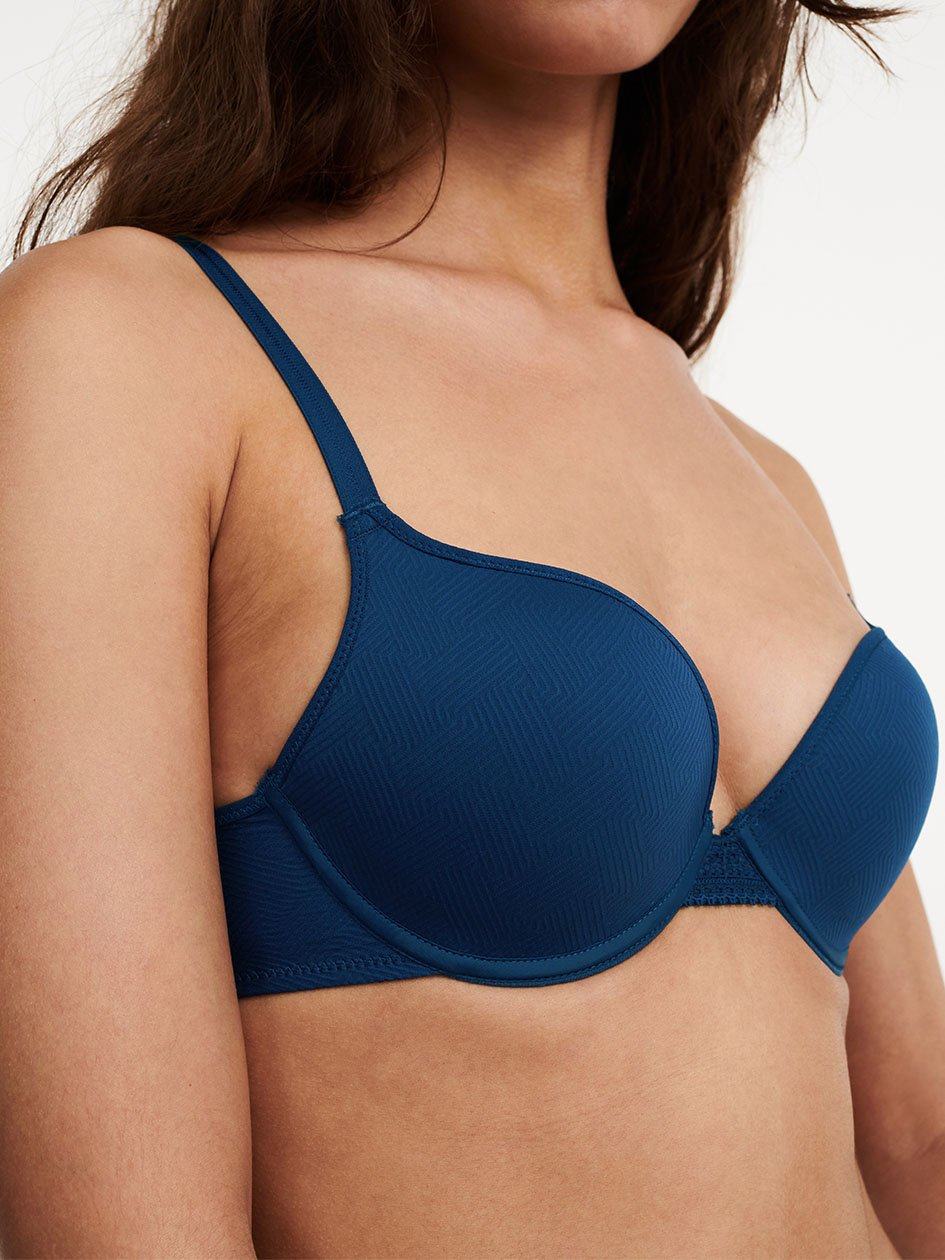 Deep Blue Women Chantelle Dream Today Push Up Bra | RSS7088FZ