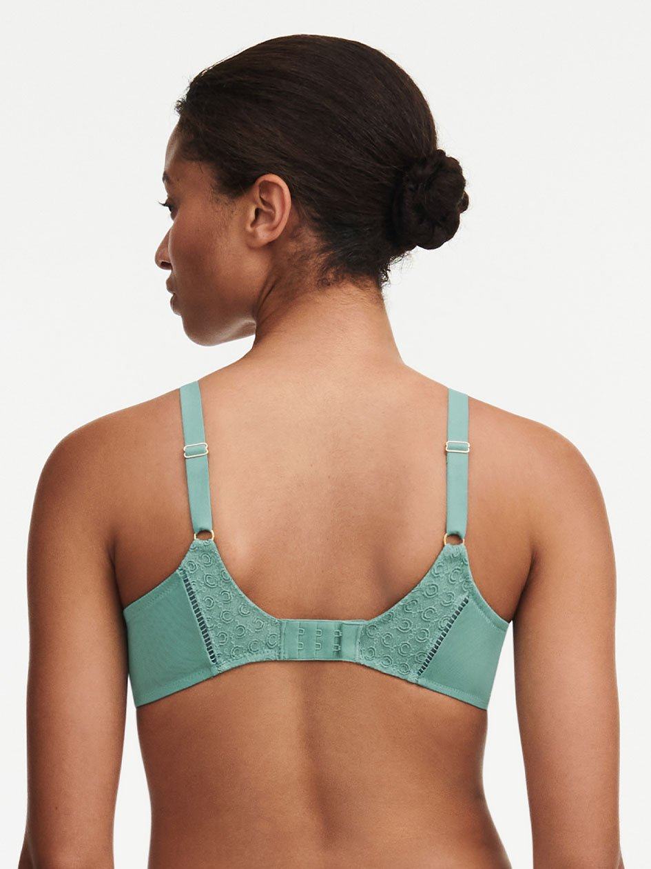 Green Women Chantelle Monogram Smooth Lightweight T-Shirt Bra | KOG2498UT