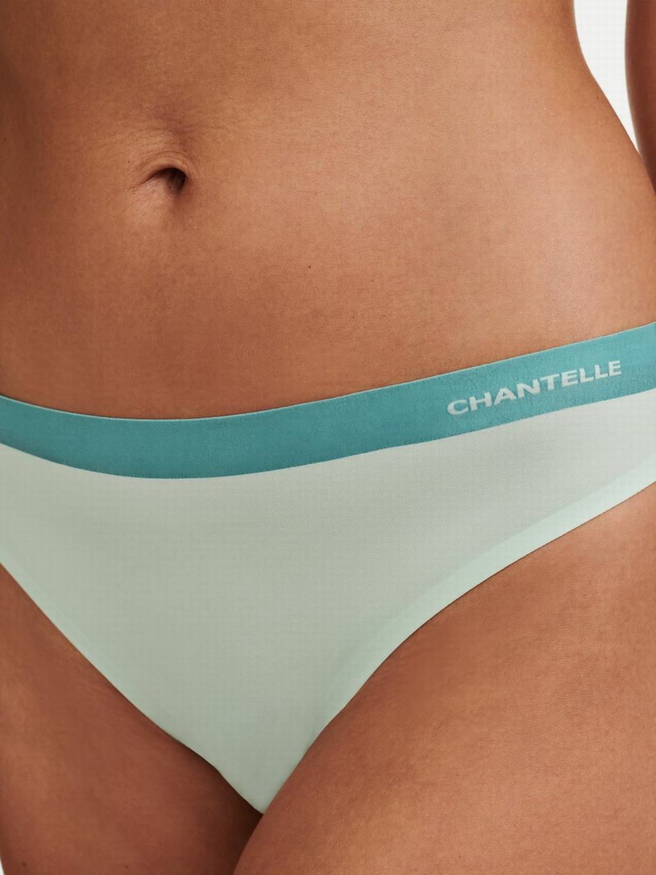 Green Women Chantelle SoftStretch Thong Panty | QDL2925DL