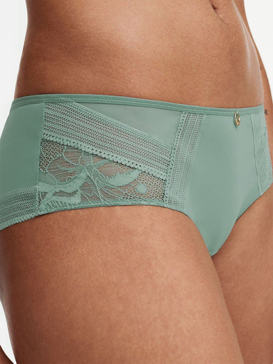 Green Women Chantelle True Lace Hipster Panty | VID6079PF