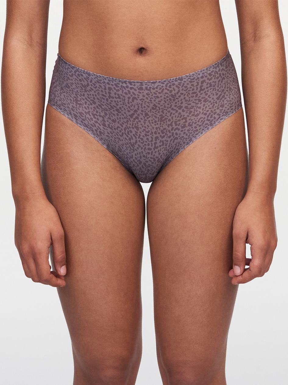 Grey Brown Leopard Women Chantelle SoftStretch Hipster Panty | IVI328JG