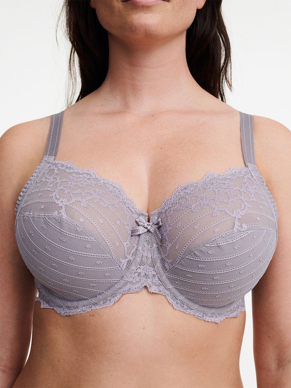 Grey Lavender Women Chantelle Rive Gauche Full Coverage Unlined Bra | WQM3493HU