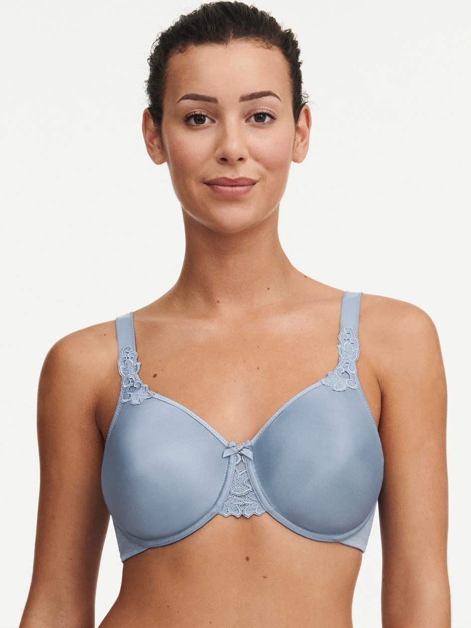 Grey White Women Chantelle Hedona Seamless Minimizer Unlined Bra | LAD3776AM