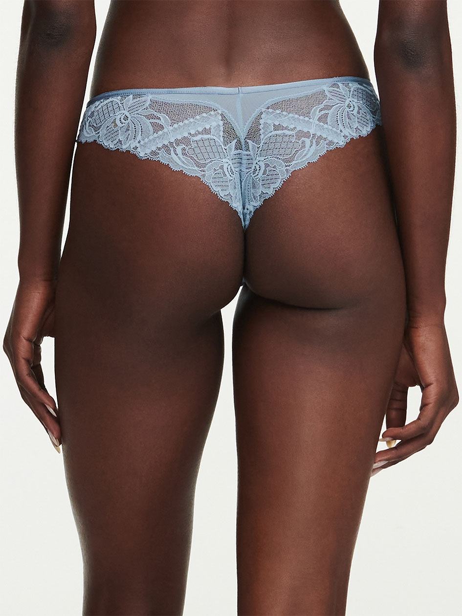 Grey White Women Chantelle Orangerie Dream Thong Panty | XMH156SQ