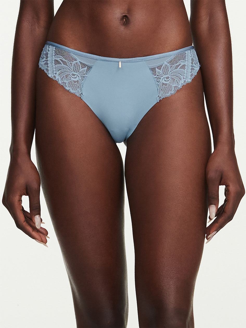 Grey White Women Chantelle Orangerie Dream Thong Panty | XMH156SQ