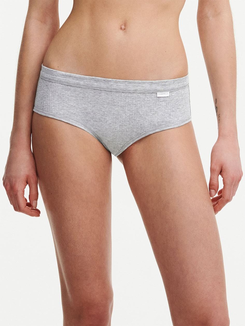 Grey Women Chantelle Cotton Comfort Hipster Panty | BTZ9923GJ