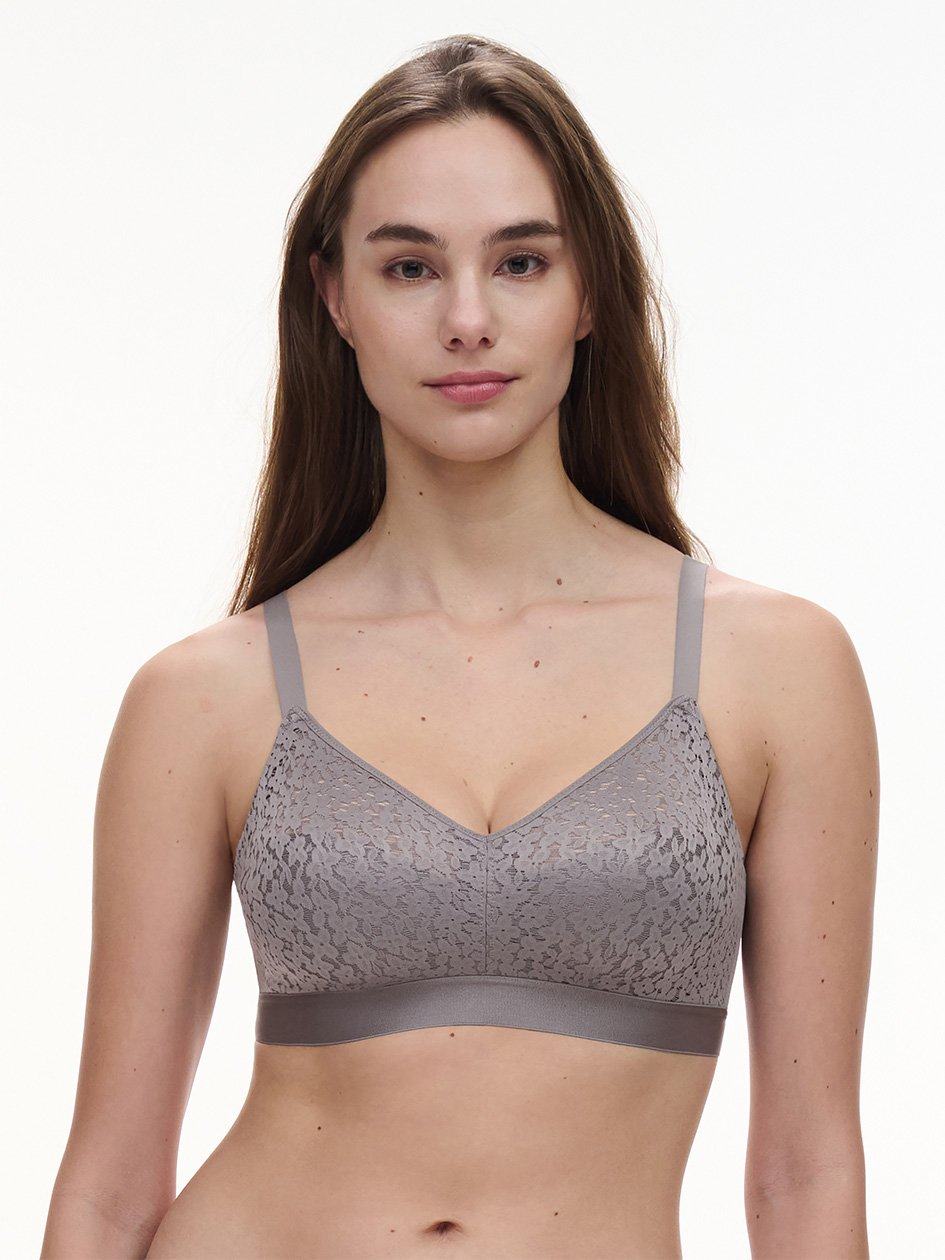 Grey Women Chantelle Norah Comfort Supportive Wirefree Bras | CXL5053RY