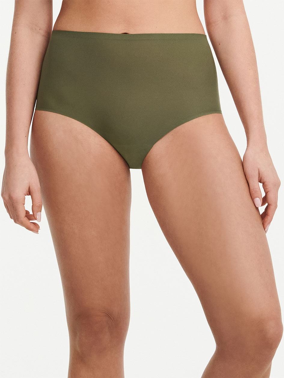 Khaki Green Women Chantelle SoftStretch Briefs | CRG459BZ