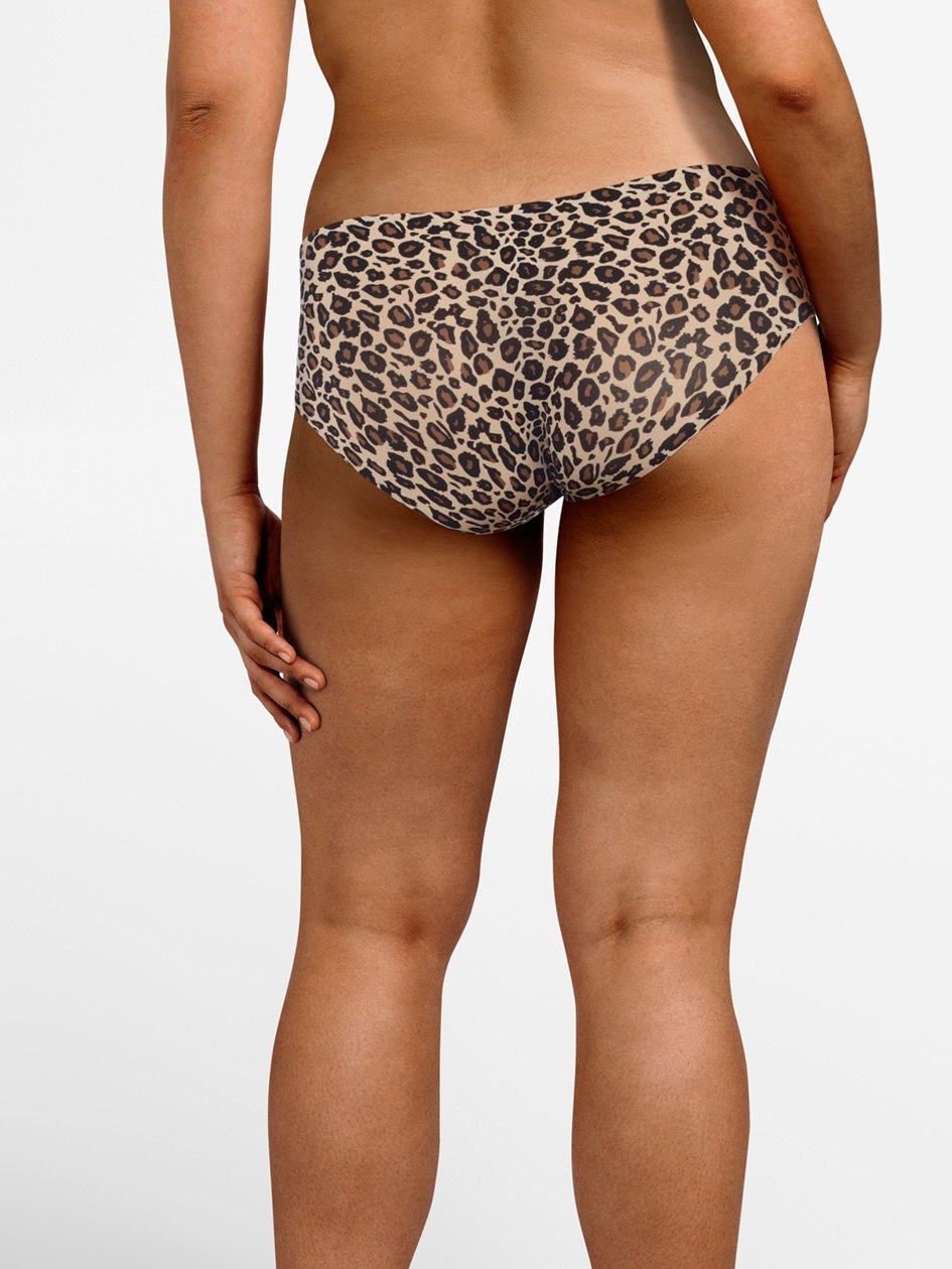 Leopard Beige Women Chantelle SoftStretch Hipster Panty | NBV5737FV