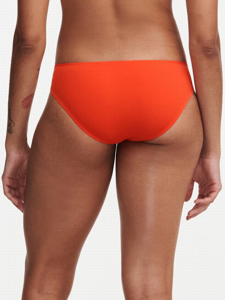 Light Orange Women Chantelle Glow Swim Bikini Bottoms | BPL5424HL