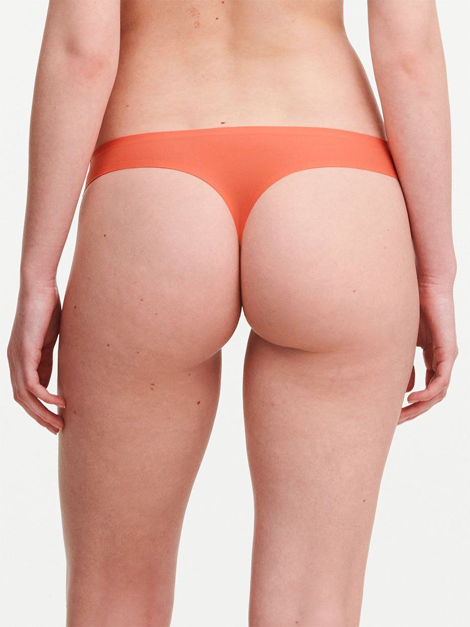 Orange Women Chantelle SoftStretch Thong Panty | VDZ9496NW