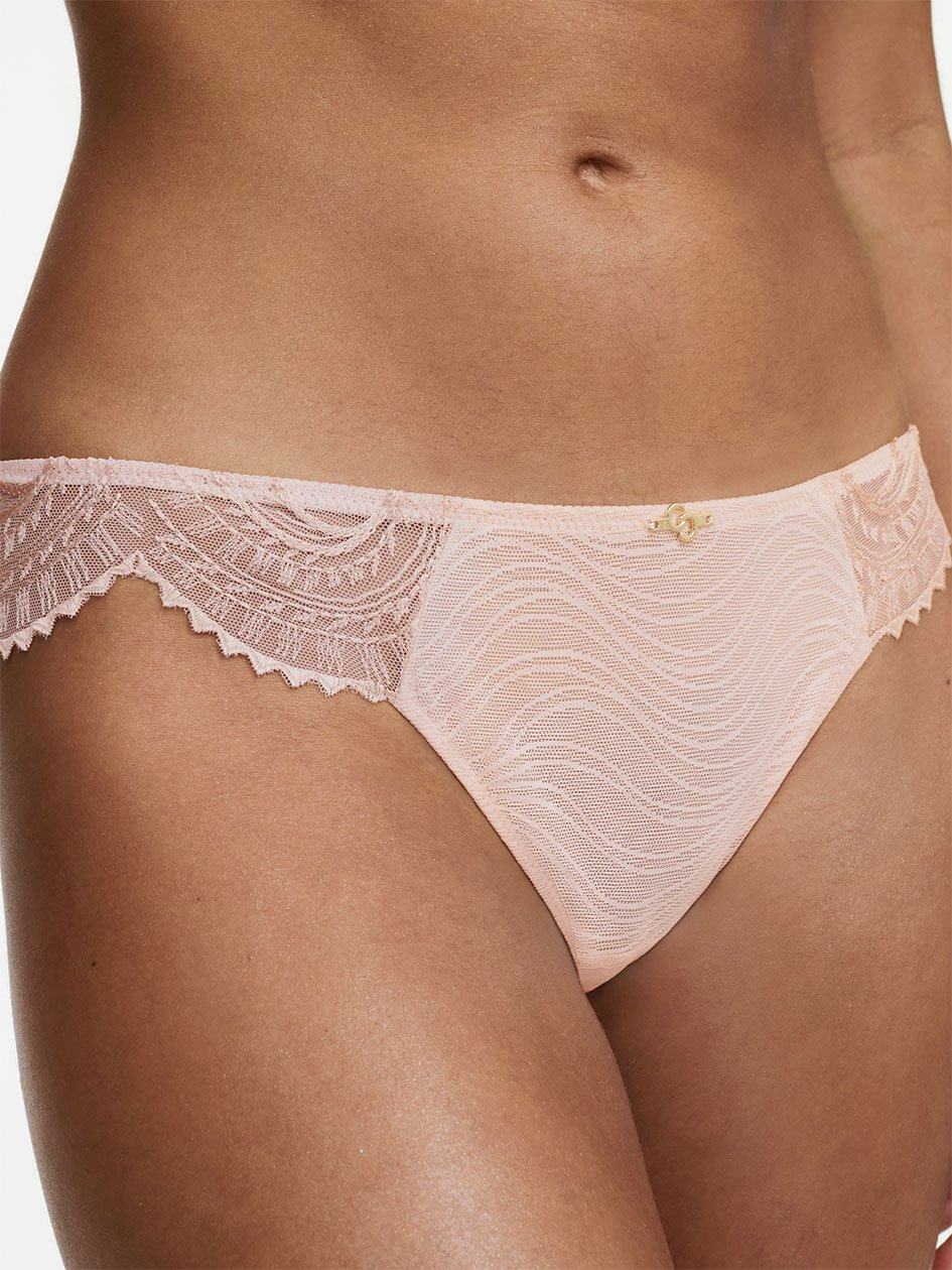 Pink Women Chantelle Mystic Dream Lace Thong Panty | RDR1529MV