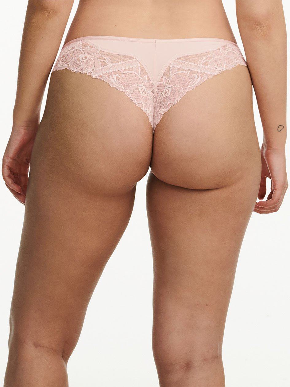 Pink Women Chantelle Orangerie Dream Thong Panty | HCV4992IK