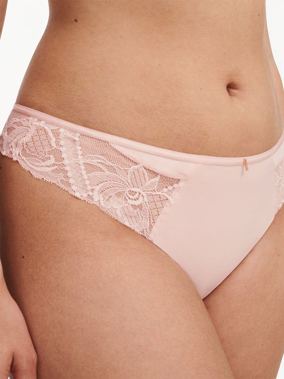 Pink Women Chantelle Orangerie Dream Thong Panty | HCV4992IK