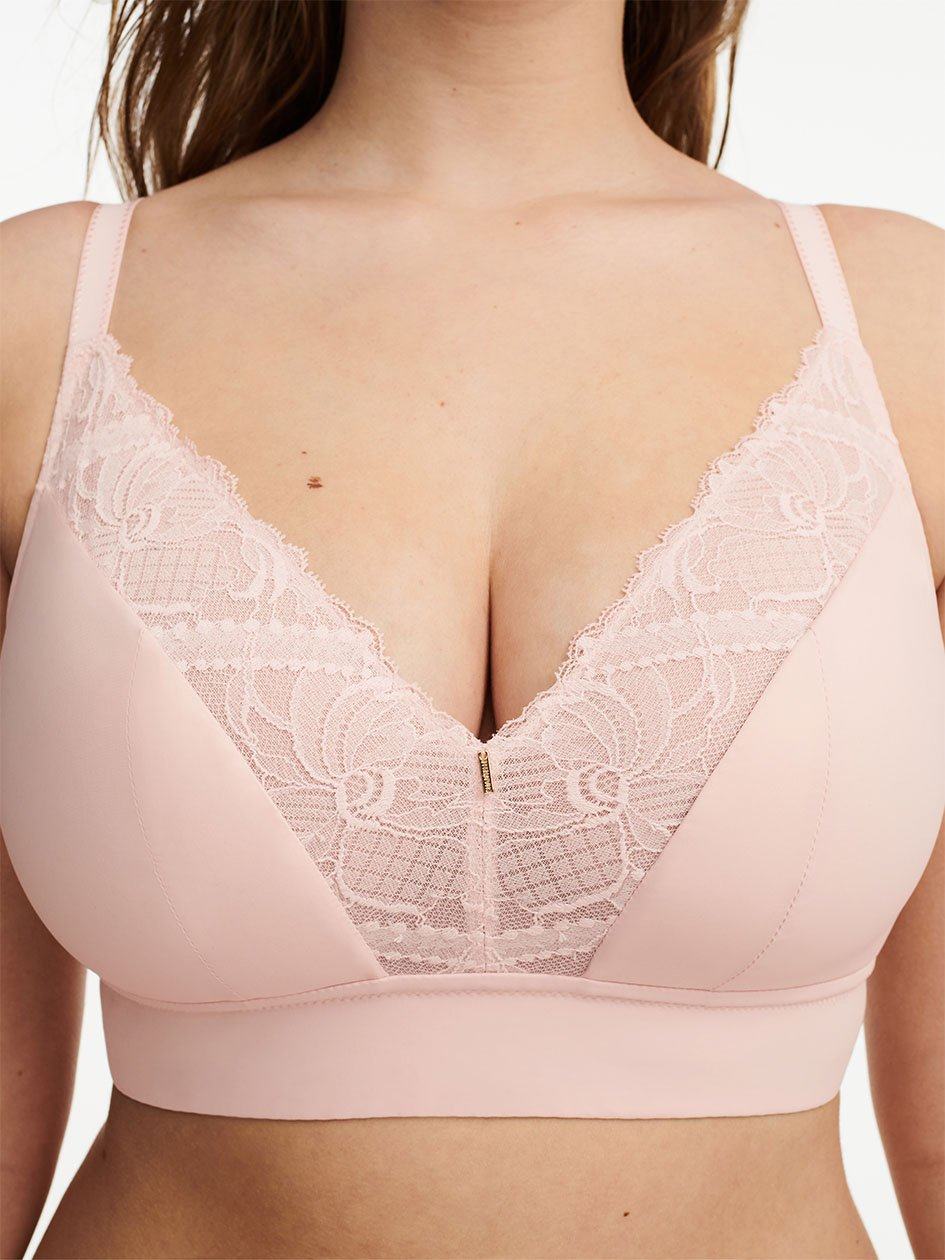 Pink Women Chantelle Orangerie Dream Wireless Bras | OKZ3149KH