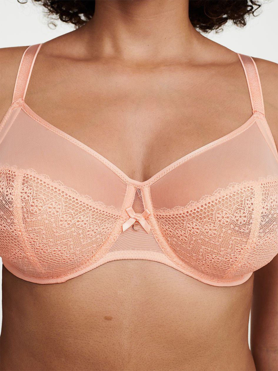 Pink Women Chantelle Revele Moi Perfect Fit Underwire Bras | RFC8446HY