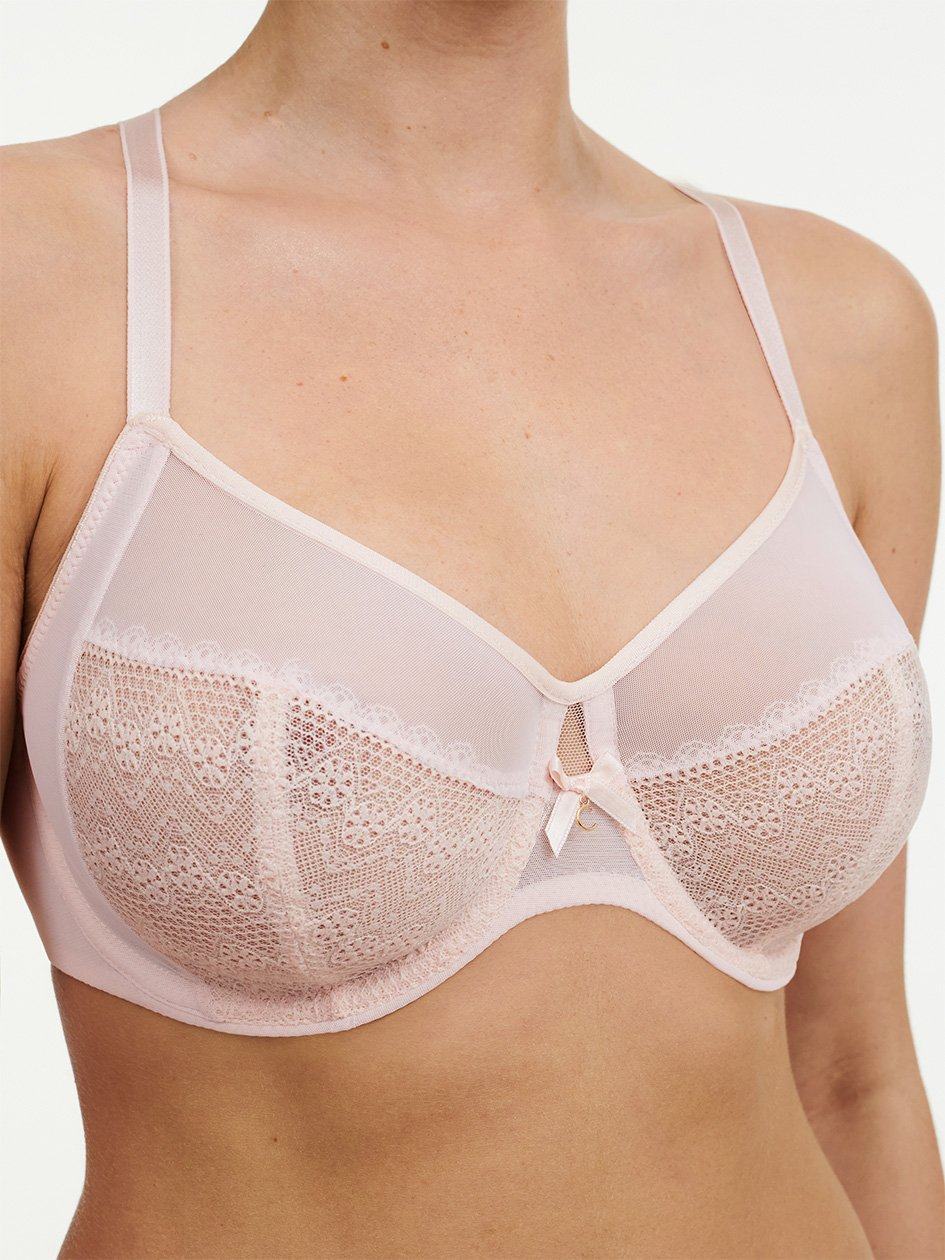 Pink Women Chantelle Revele Moi Perfect Fit Underwire Bras | CRK3385PH