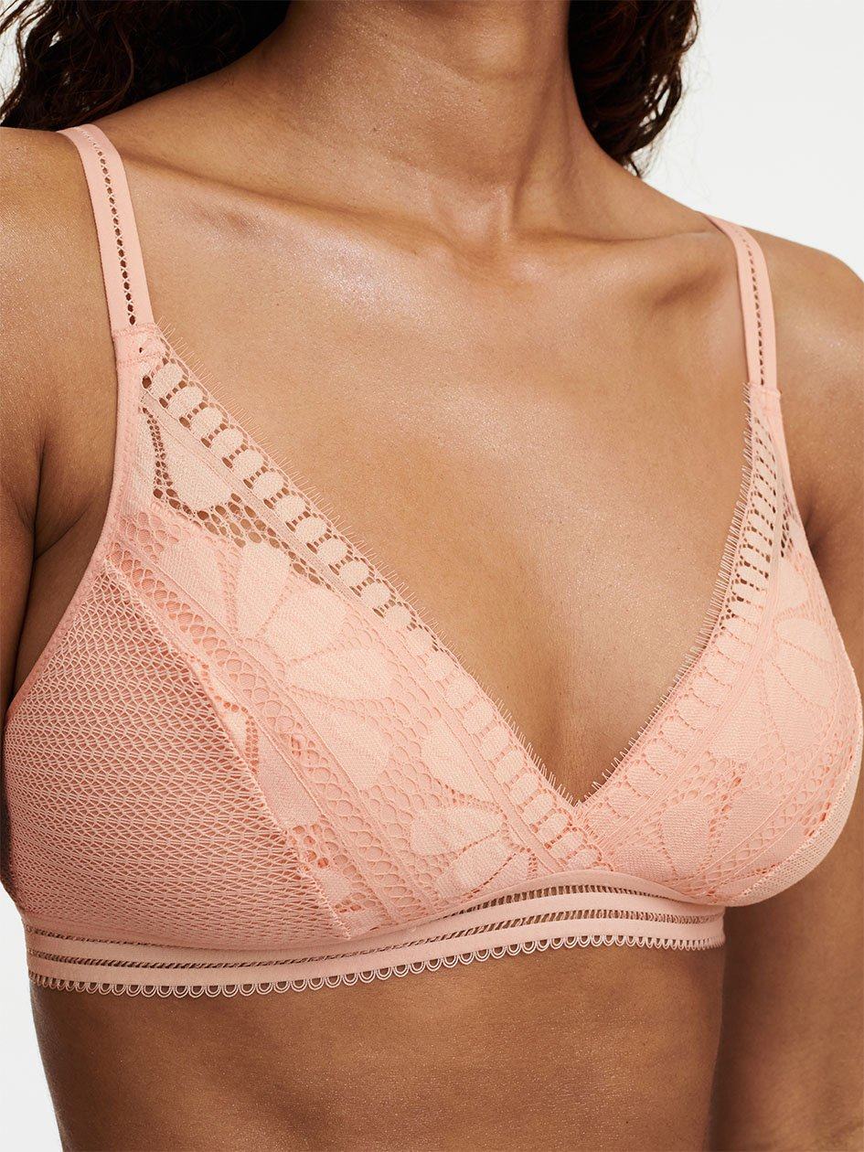 Pink Women Chantelle Sofie Lace Bralettes | XRK28100JD