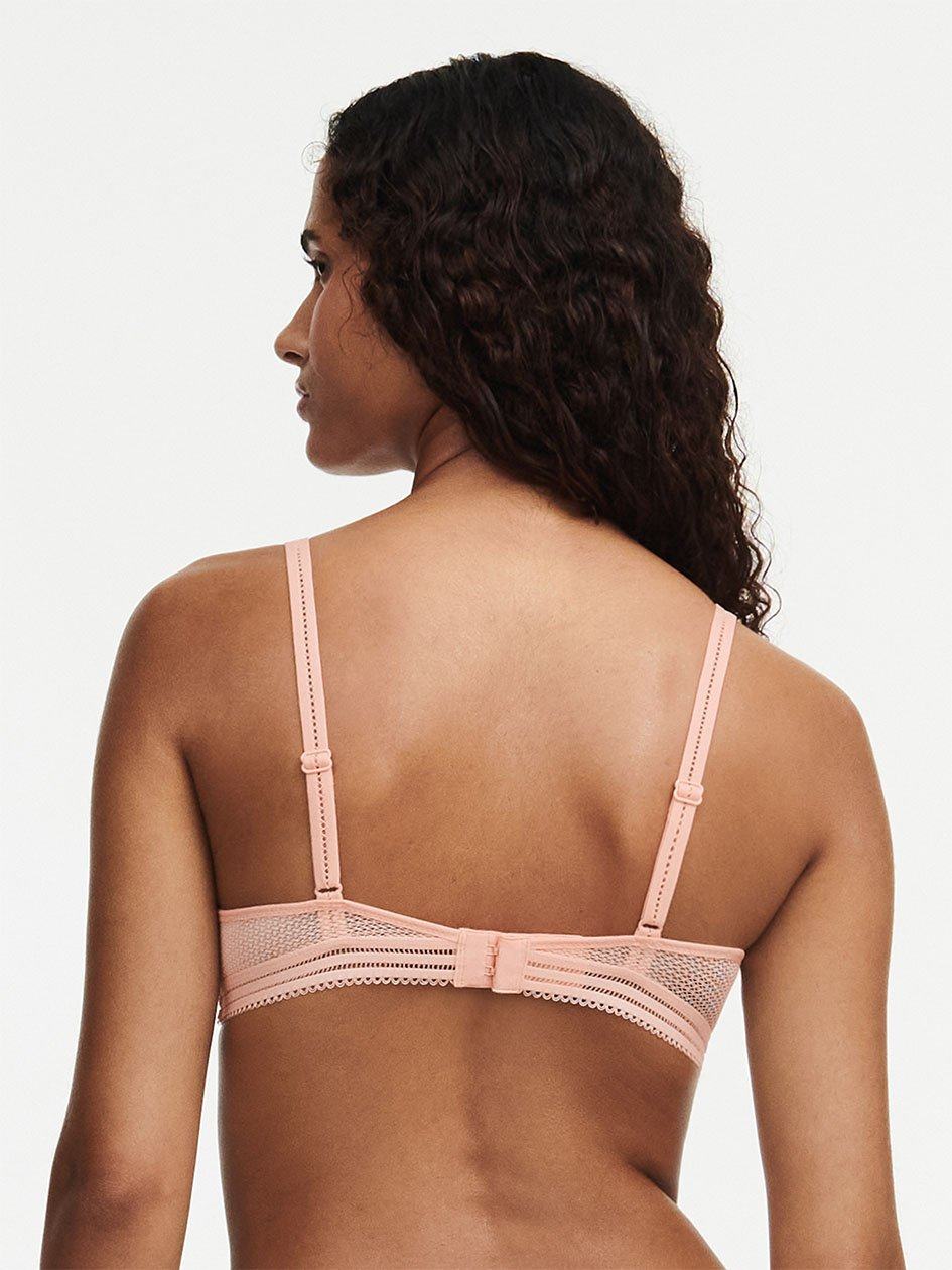 Pink Women Chantelle Sofie Lace Underwire Bras | UXH7278GB