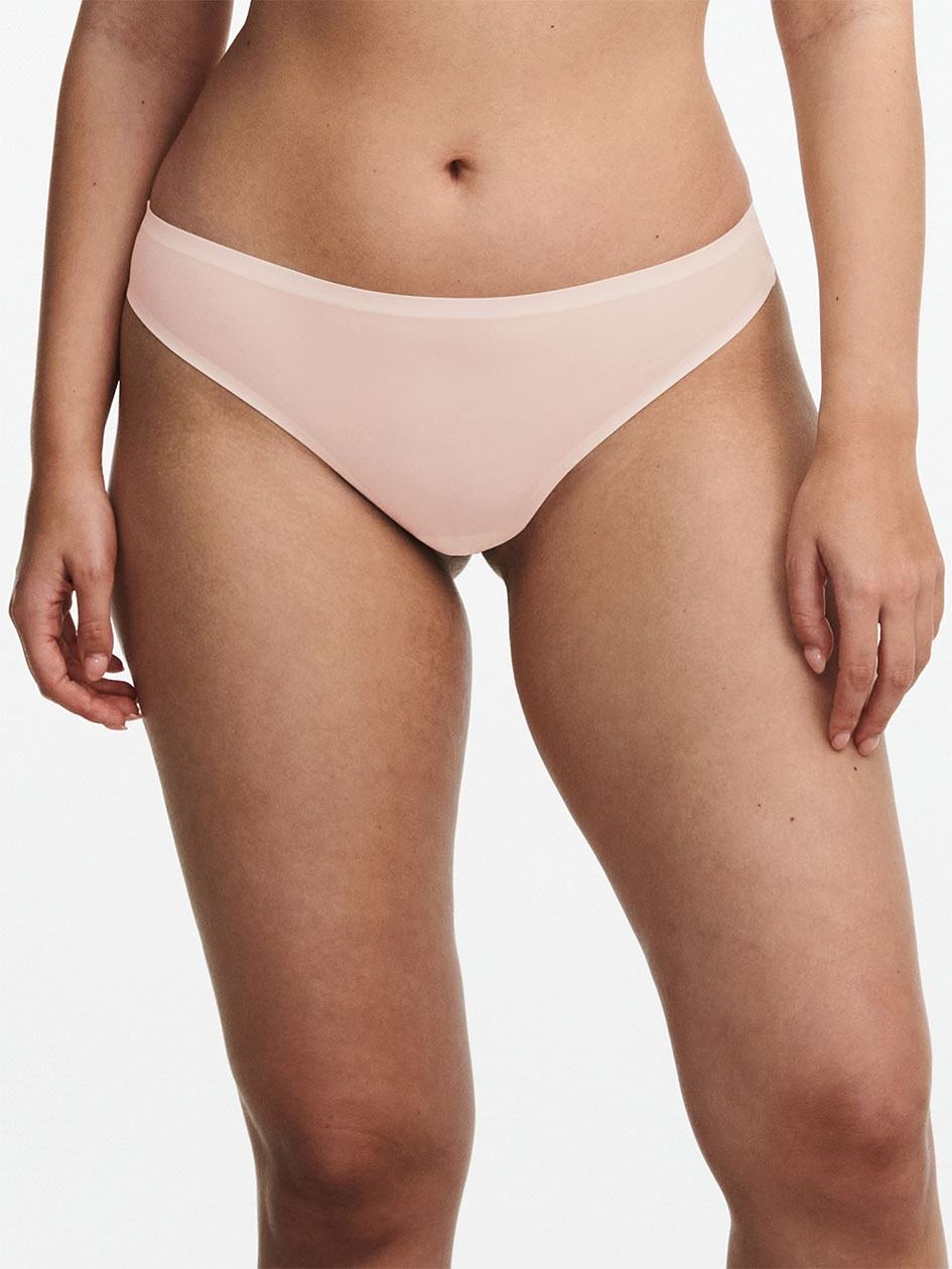 Pink Women Chantelle SoftStretch Thong Panty | FYU3037KG