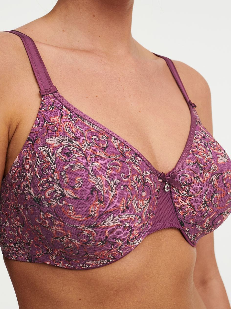 Purple Women Chantelle C Magnifique Seamless Minimizer Unlined Bra | OSK6748DI