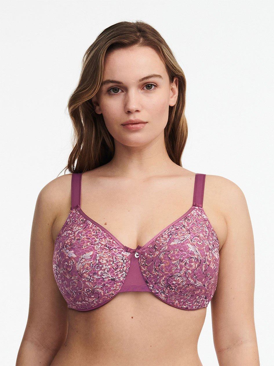 Purple Women Chantelle C Magnifique Seamless Minimizer Unlined Bra | OSK6748DI