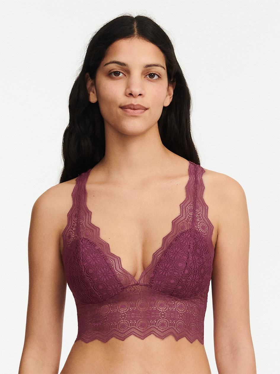 Purple Women Chantelle Georgia Bralettes | ZSV541VL